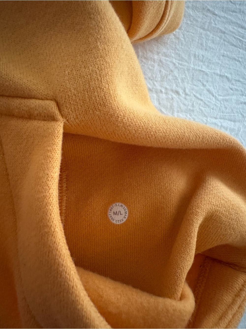 Lululemon Scuba Oversized Half-Zip Hoodie Mango Dream Size M/L - Picture 9 of 9